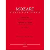 MOZART W.A.:KONZERT IN C, FL+HARP KV 299(297) PIANO REDUCTION