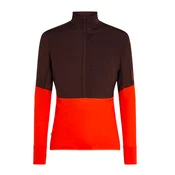 Moški pulover Icebreaker Merino 200 RealFleece Descender LS Half Java/Fervid/Cb L