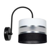 Zidna svjetiljka CORAL 1xE27/60W/230V crna/bijela