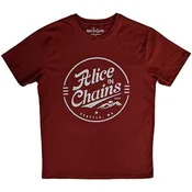Alice In Chains Circle Emblem Red XL Majica