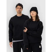 Mons Royale Verdant Merino Organic Cotton Crew Sweater black