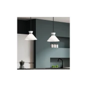 Alora Mood ALM-HALSTON-P-M-BK - Luster na štapu HALSTON 1xE27/60W/230V crna