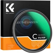 K&F 55MM Variable Star 4-8 Filter, Green Coated Optical Glass