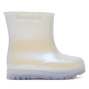 Gumijasti škornji Melissa Mini Melissa Welly Bb 33869 Srebrna