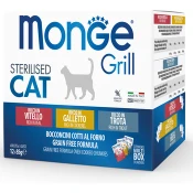 Monge | Grill Cat Multipaket Sterilised 12x85g