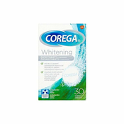 Corega Tabs Whitening tablete i otopine za čišćenje 1 set unisex