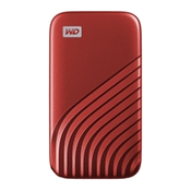 Western Digital - Vanjski prijenosni disk WD My Passport SSD USB-C, 1 TB, crveni