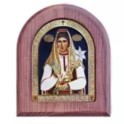 Ikona u drvetu Prepodobna Anastasija Majka Svetog Vasilija, 170x205x22mm