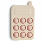 Mushie Pop-It Phone igrača Blush 1 kos