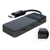 Delock množilnik DisplayPort 3x1 4K MST 87737
