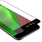 Cadorabo CADORABO Huawei P10 PLUS - Zaščitna folija za transparentna s črno barvo - Zaščitno steklo s kaljenim zaslonom s trdoto 9H in 3D dotikom, (20564800)