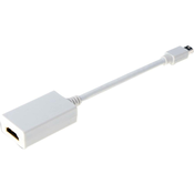 Digitus DisplayPort / HDMI adapter [1x Mini-DisplayPort vtič => 1x HDMI vtičnico] bele barve Digitus