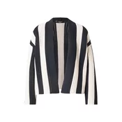 Weekend Max Mara Pletena jopa GABON mornarska/bela