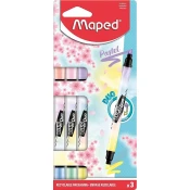 Maped Označevalniki Fluo Peps Duo Pastel - set 3