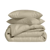 Navlaka za poplun za jednu osobu GRACE 140 x 200 cm, badem krem, tencel, Clarysse