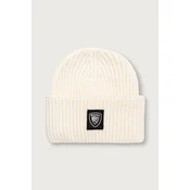 Blauer beanie kapa moška z dodatkom volne