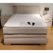 BOXSPRING KREVET 180/200 cm bež