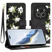 Etui Techsuit FlipCraft za Honor Magic6 Pro - flowers of the dawn