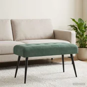 Klop s gumbnim oblazinjenjem Morsko zelena 80 x 40 x 46 cm