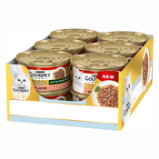 Gourmet Gold fini sočni trakci 12 x 85 g po posebni ceni! - Losos