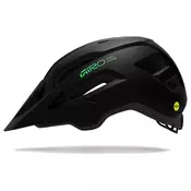 Otroška čelada Giro Fixture II MIPS Youth Mat Black/Vivid Green