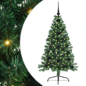 Umjetno predsvijetljeno božicno drvce Zelena 120 cm PVC
