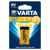 VARTA Longlife Alkalna baterija, E-block 9V, 1/1
