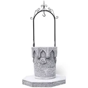 Casa Padrino Art Nouveau garden fountain gray/black 110 x 110 x H. 195 cm