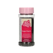 Funcakes sladkorne kroglice Shiny Black (črne), 80g