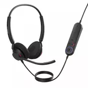 Slušalice s mikrofonom Jabra - Engage 40 Stereo MS USB, crne