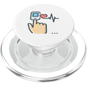 slomart PopSockets PopGrip za MagSafe - motiv Pulsoximeter Blutsauerstoffsättigung