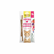 GimCat Sticks Poslastica za Mačke Grain Free Piletina obogaćena Šumskim voćem 3 kom