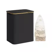 Songmics Košara za perilo 52x385x705 cm Črna