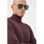 Sončna očala Gucci moška, siva barva