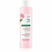 Klorane Peony mleko za odstranjevanje ličil za pomirjanje lasišča 200 ml