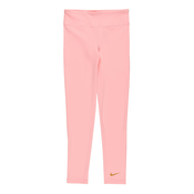 NIKE Sportske hlače, roza / senf