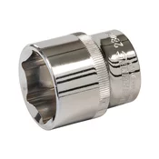 Silverline Ključ vtičnice 28 mm 1/2 HEX kratka srebrna črta