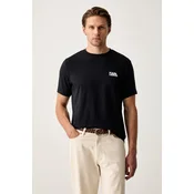 KARL LAGERFELD Majica 755781 563235 Mornarsko modra Regular Fit