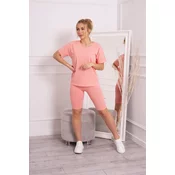 Set top+apricot leggings