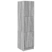 Vidaxl Visok predalnik Siva Sonoma 31,5 x 32 x 122,5 cm