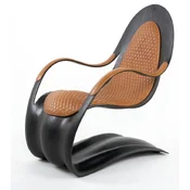 Casa Padrino luxury living room & hotel armchair black/brown H. 103 cm