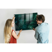 tulup.si Stenska magnetna tabla Tropski listi 100x70 cm