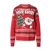 Sublevel Pulover kraljevski zelena / crvena / bordo / bijela