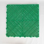 shumee Modularne talne obloge Puzzle Tiles 40x40, talne obloge za garažo in avtomobile, delavnica, podrobnosti (travnato zelene)