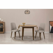 HANAH HOME Trpezarijski sto i stolice Vina 1005 3 - White Cream