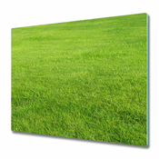 tulup.si Steklena podloga za rezanje Zelena trava 60x52 cm
