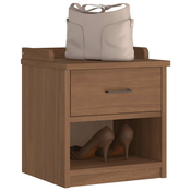 Vidaxl vidaXL Klop za hodnik SANDNES 45x40x50 cm masivni borov les