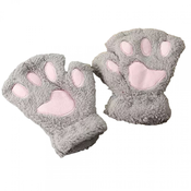 Rokavice brez prstov Paw - Grey KP21318