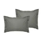 Tonne Verte - Set jastucica 52 tamno sive boje Oxford (2 komada)