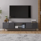 HANAH HOME TV polica Paye Anthracite